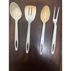 Vintage Tailor Made Kitchen Utensils Serving Spoon Slotted Spatula Fork